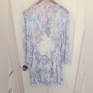 White Floral Dress